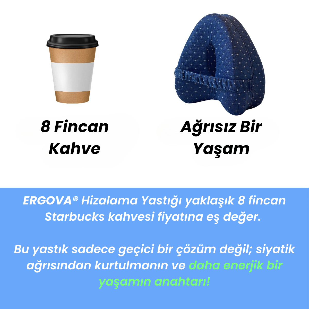 ERGOVA Hizalanabilir Yastık